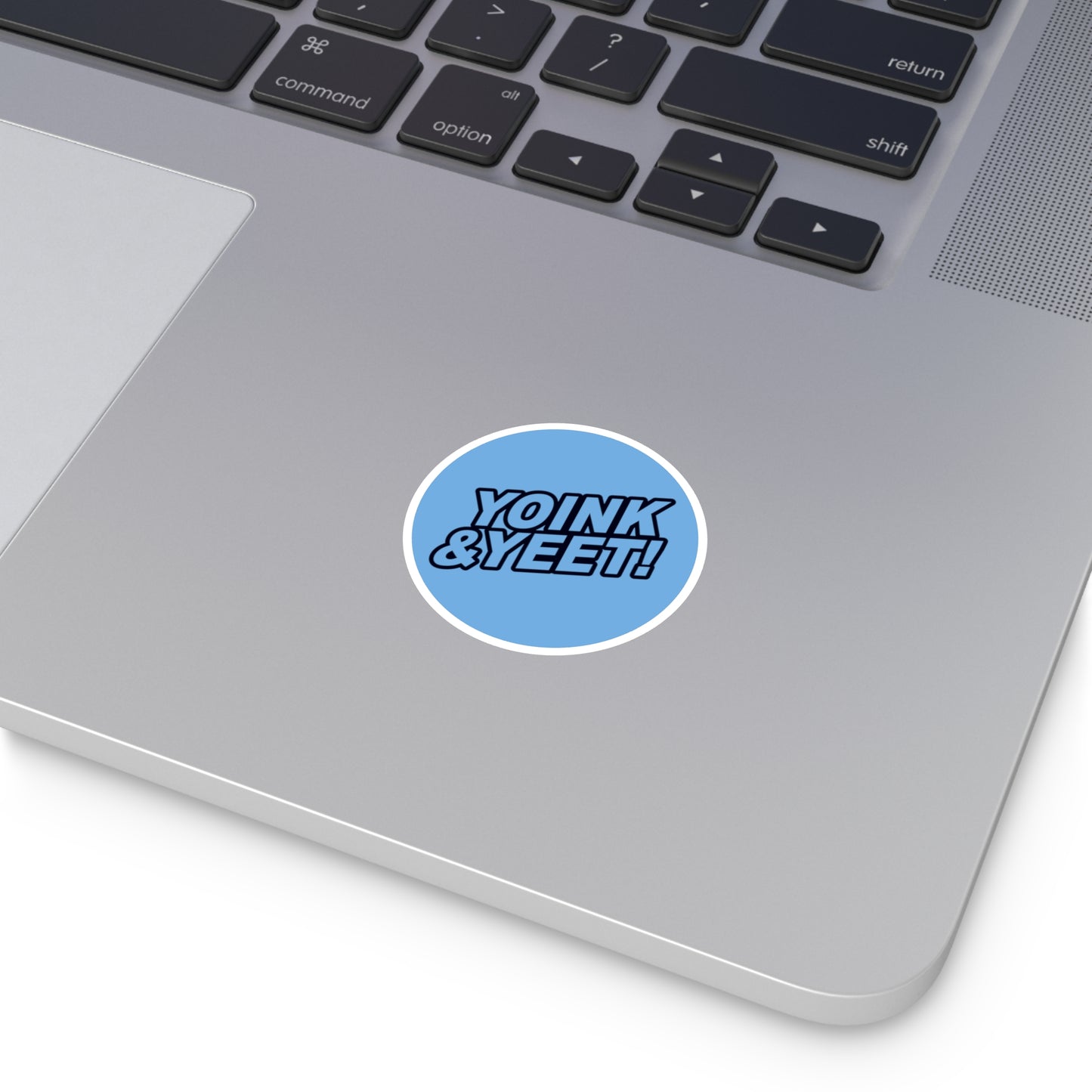 Yoink & Yeet round decal