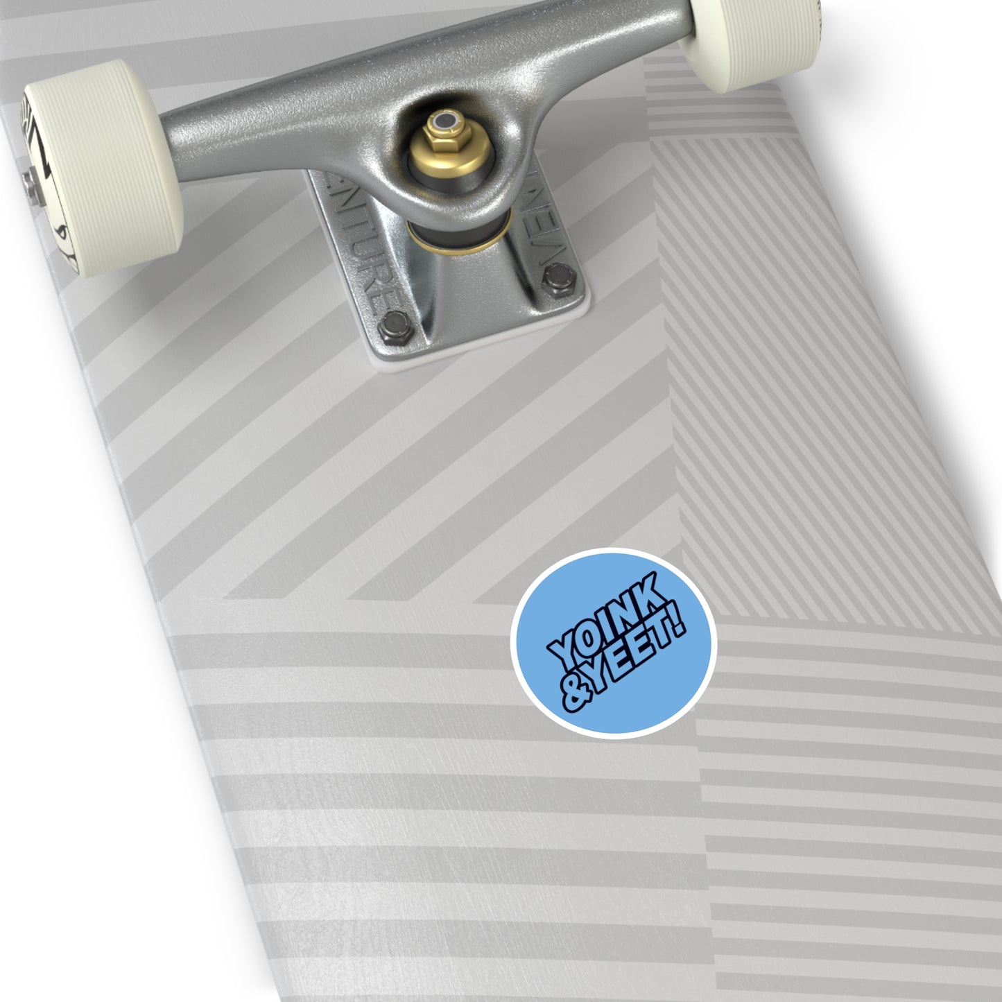 Yoink & Yeet round decal