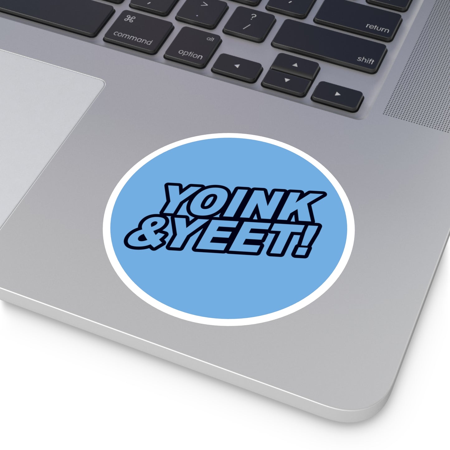 Yoink & Yeet round decal