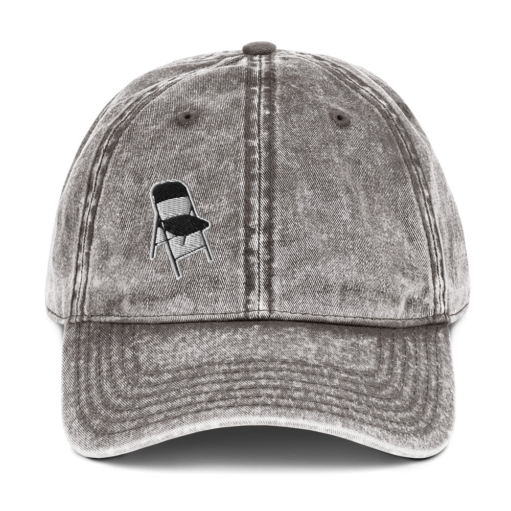 Folding Chair distressed hat