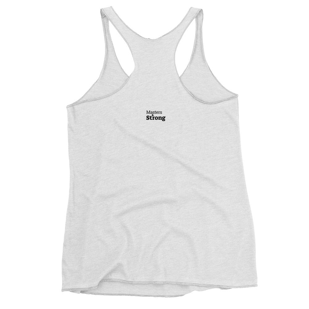 Masters Athlete bubble racerback tank