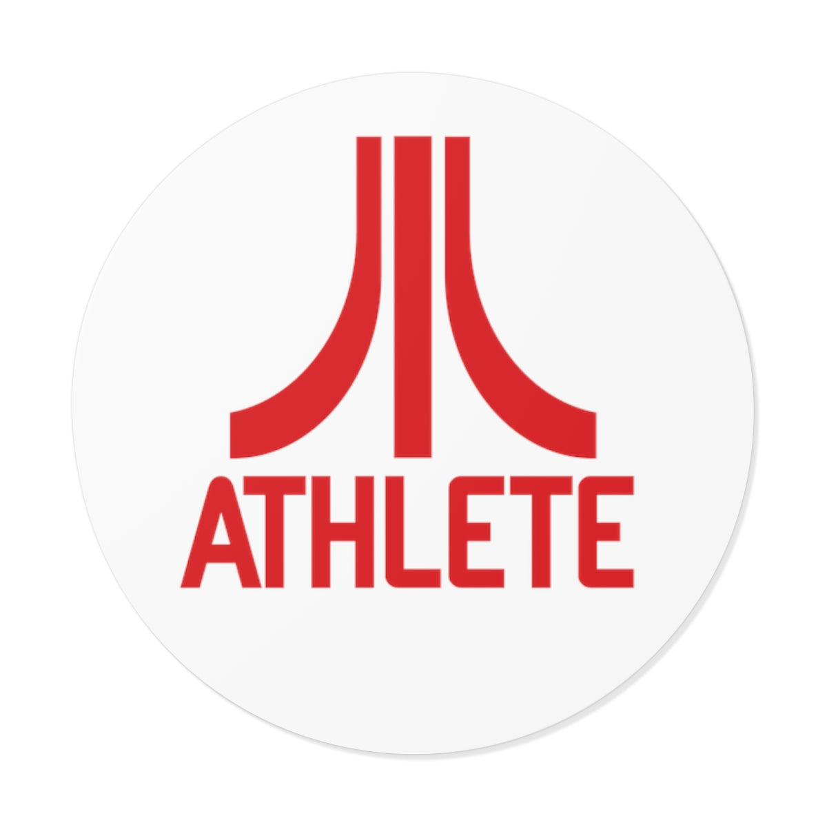 Retro Athlete sticker