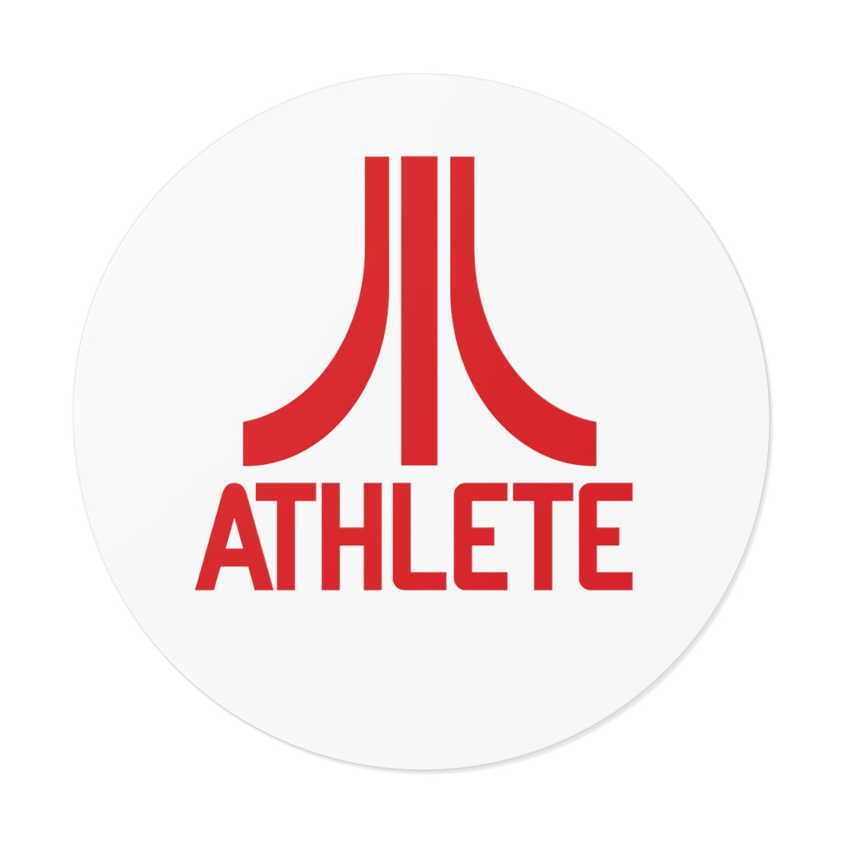 Retro Athlete sticker